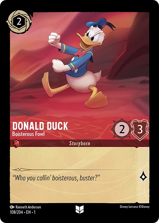 Donald Duck - Boisterous Fowl (108/204) [The First Chapter] | Arkham Games and Comics