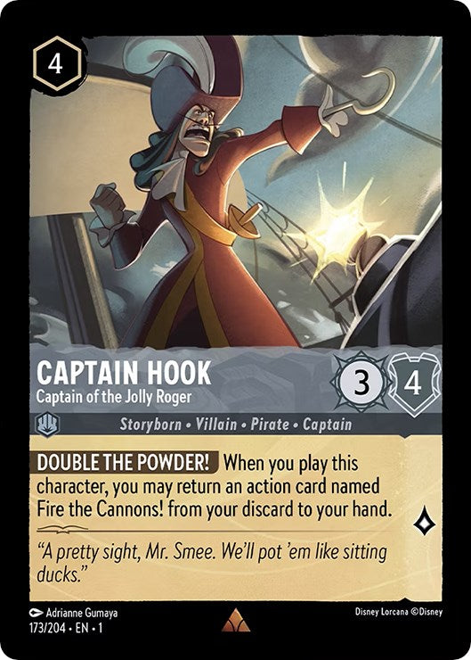 Captain Hook - Captain of the Jolly Roger (173/204) [The First Chapter] | Arkham Games and Comics