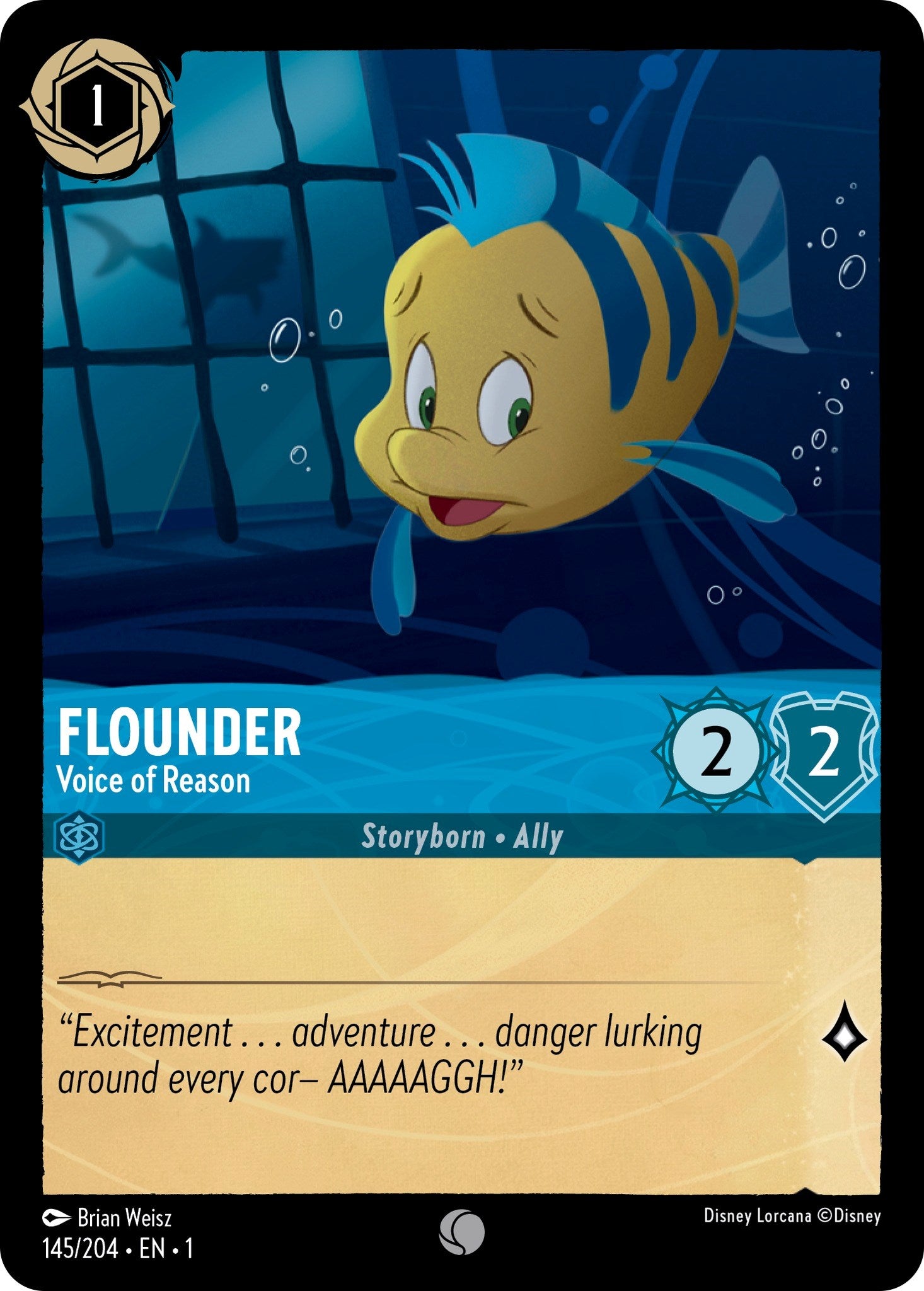 Flounder - Voice of Reason (145/204) [The First Chapter] | Arkham Games and Comics