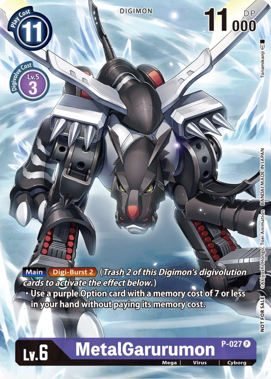 MetalGarurumon [P-027] (Winner Pack Across Time) [Promotional Cards] | Arkham Games and Comics