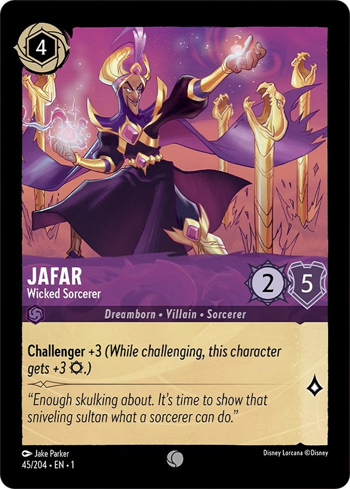 Jafar - Wicked Sorcerer (45/204) [The First Chapter] | Arkham Games and Comics