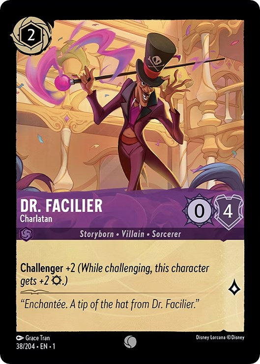 Dr. Facilier - Charlatan (38/204) [The First Chapter] | Arkham Games and Comics