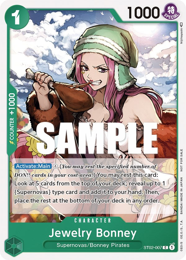 Jewelry Bonney (Tournament Pack Vol. 3) [Participant] [One Piece Promotion Cards] | Arkham Games and Comics