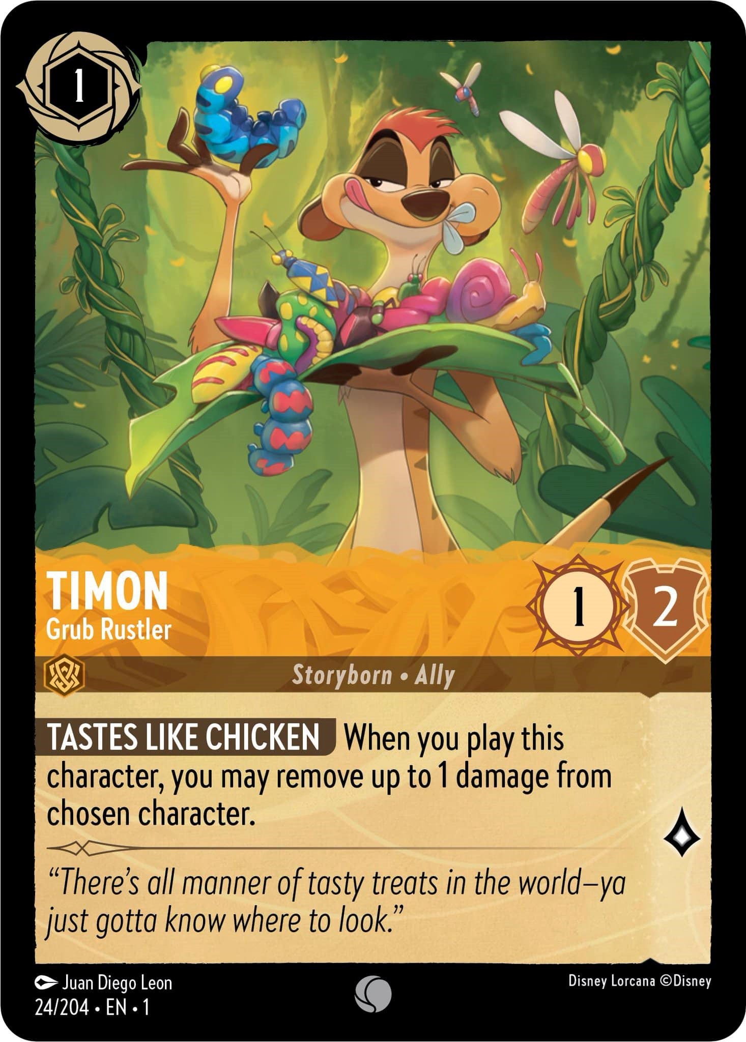 Timon - Grub Rustler (24/204) [The First Chapter] | Arkham Games and Comics