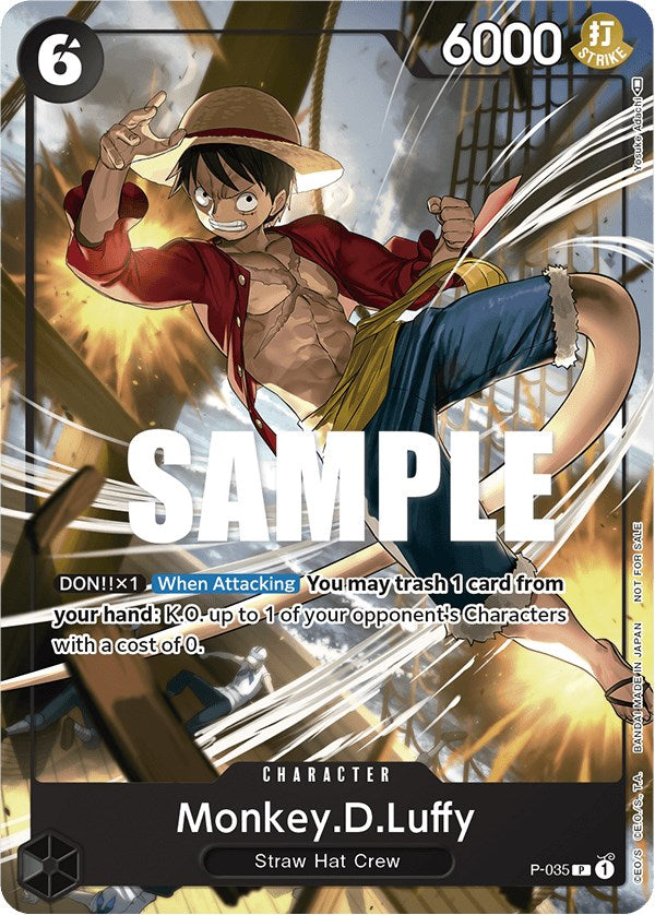 Monkey.D.Luffy (Pirates Party Vol. 3) [One Piece Promotion Cards] | Arkham Games and Comics