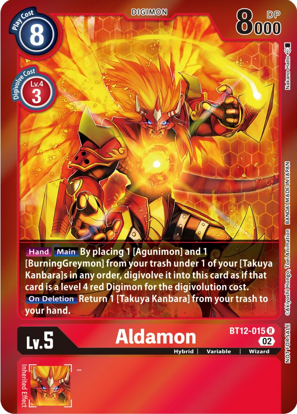 Aldamon [BT12-015] (Tamer Party -Special-) [Across Time Promos] | Arkham Games and Comics
