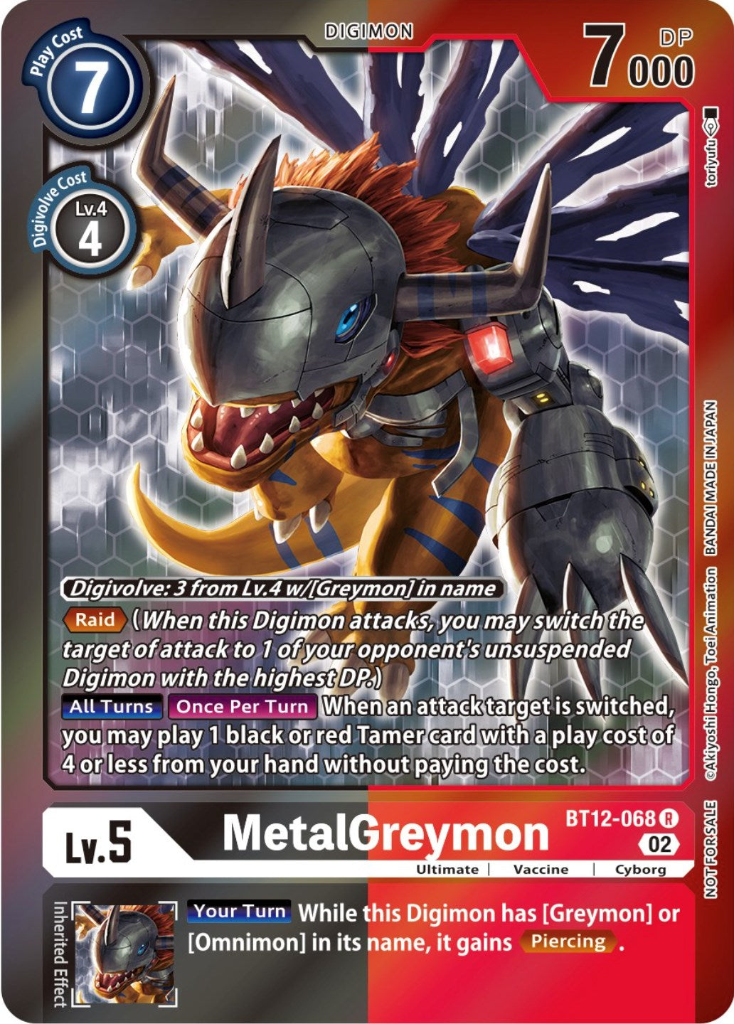 MetalGreymon [BT12-068] (Tamer Party -Special-) [Across Time Promos] | Arkham Games and Comics