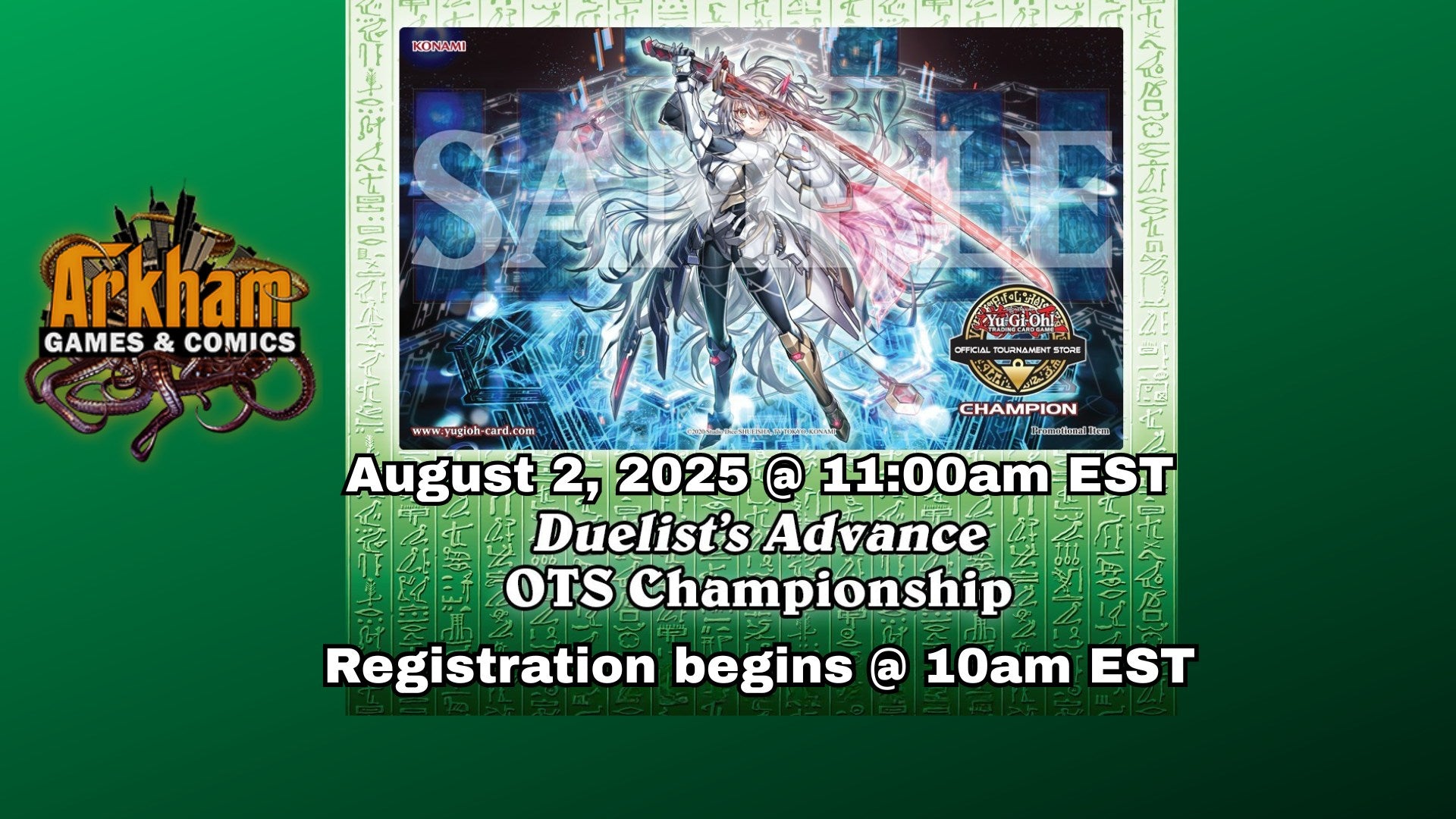 Yu-Gi-Oh! Duelist's Advance OTS Championship | Arkham Games and Comics
