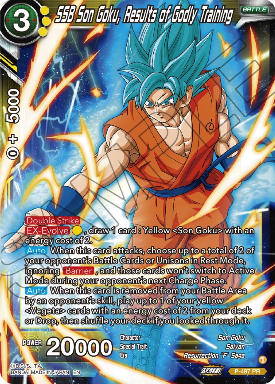 SSB Son Goku, Results of Godly Training (P-497) [Promotion Cards] | Arkham Games and Comics