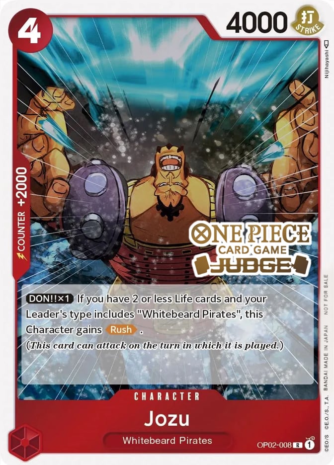 Jozu (Judge) [One Piece Promotion Cards] | Arkham Games and Comics