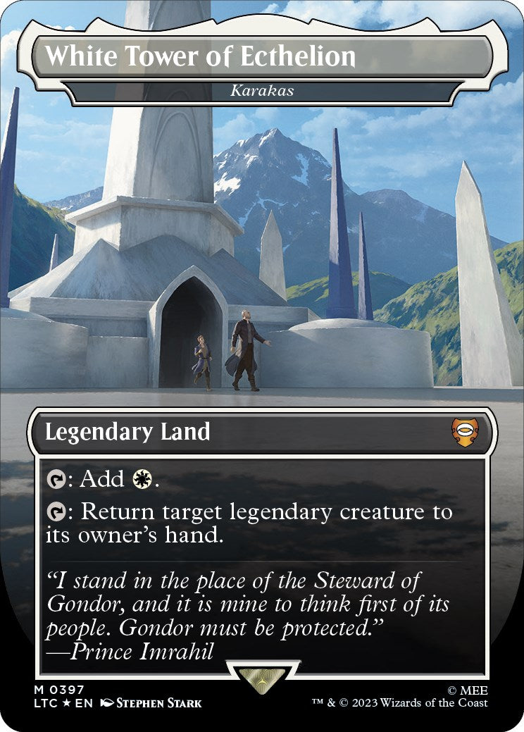 White Tower of Ecthelion - Karakas (Surge Foil Realms and Relics) [The Lord of the Rings: Tales of Middle-Earth Commander] | Arkham Games and Comics