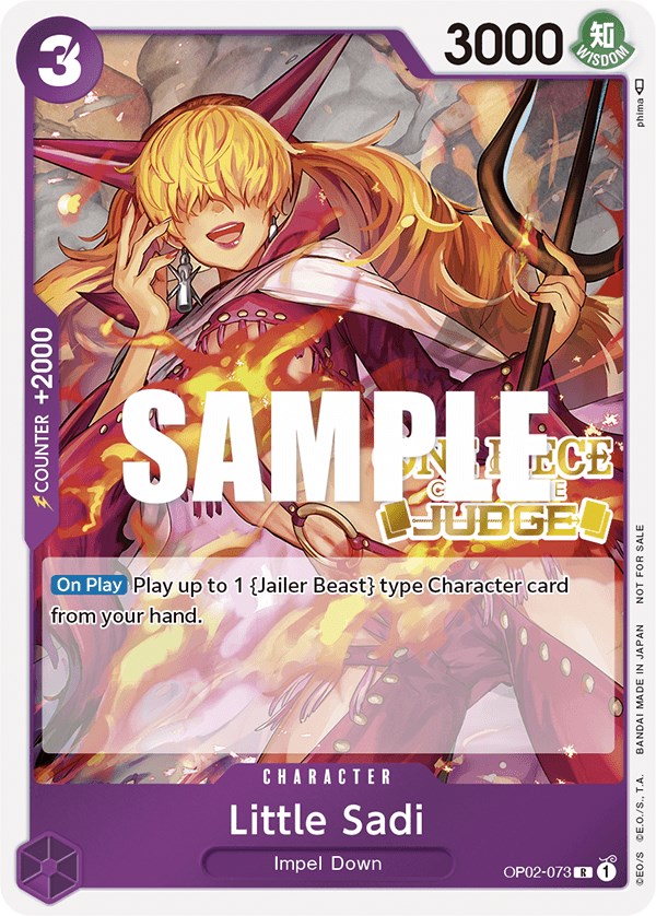 Little Sadi (Judge) [One Piece Promotion Cards] | Arkham Games and Comics