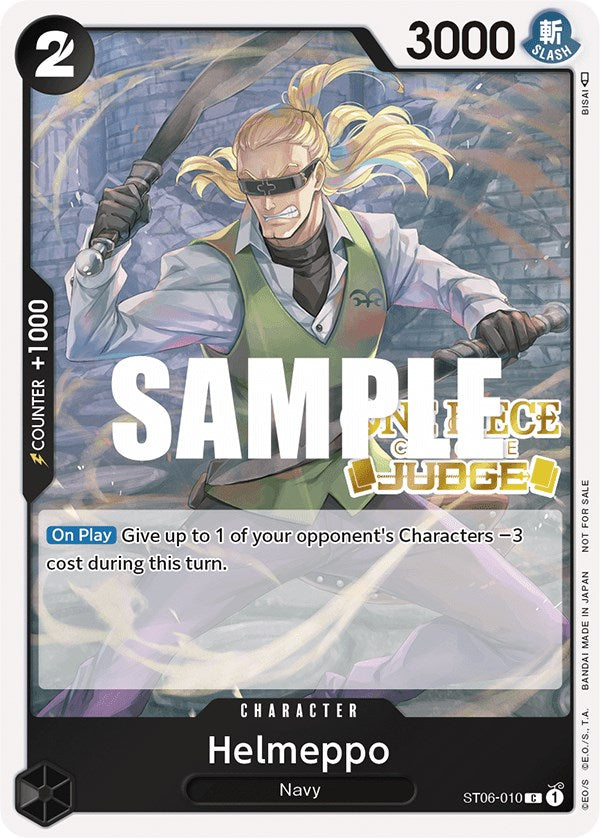 Helmeppo (Judge) [One Piece Promotion Cards] | Arkham Games and Comics