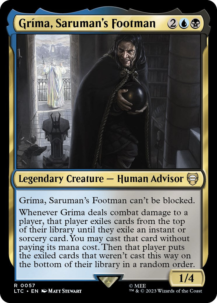 Grima, Saruman's Footman [The Lord of the Rings: Tales of Middle-Earth Commander] | Arkham Games and Comics