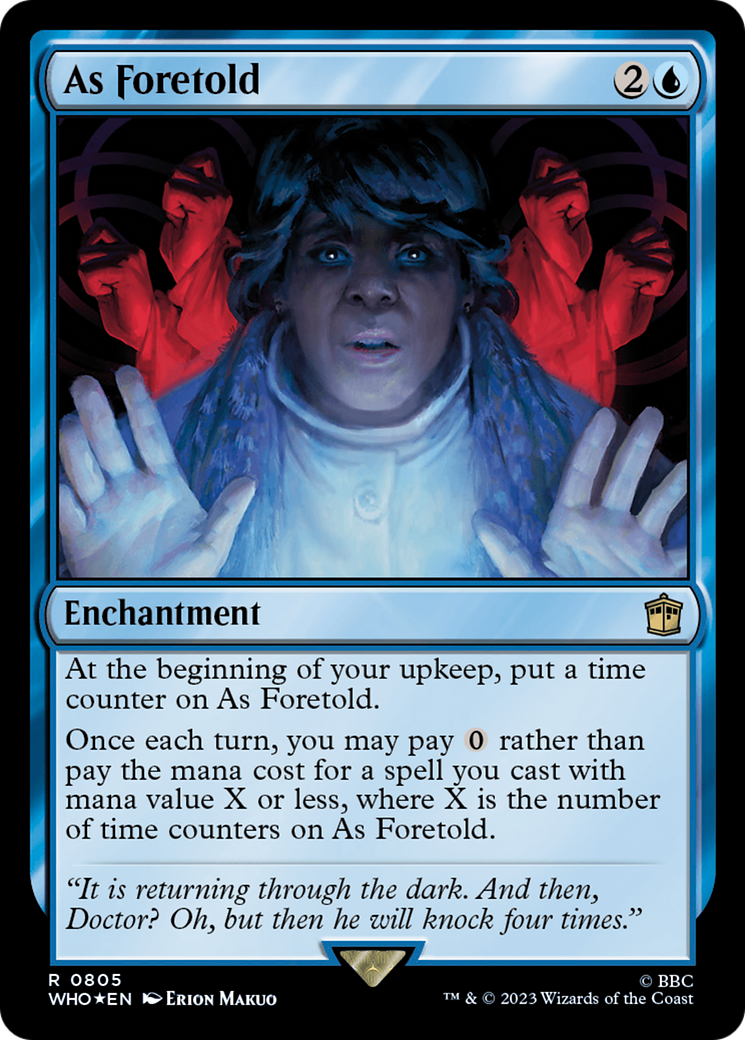 As Foretold (Surge Foil) [Doctor Who] | Arkham Games and Comics