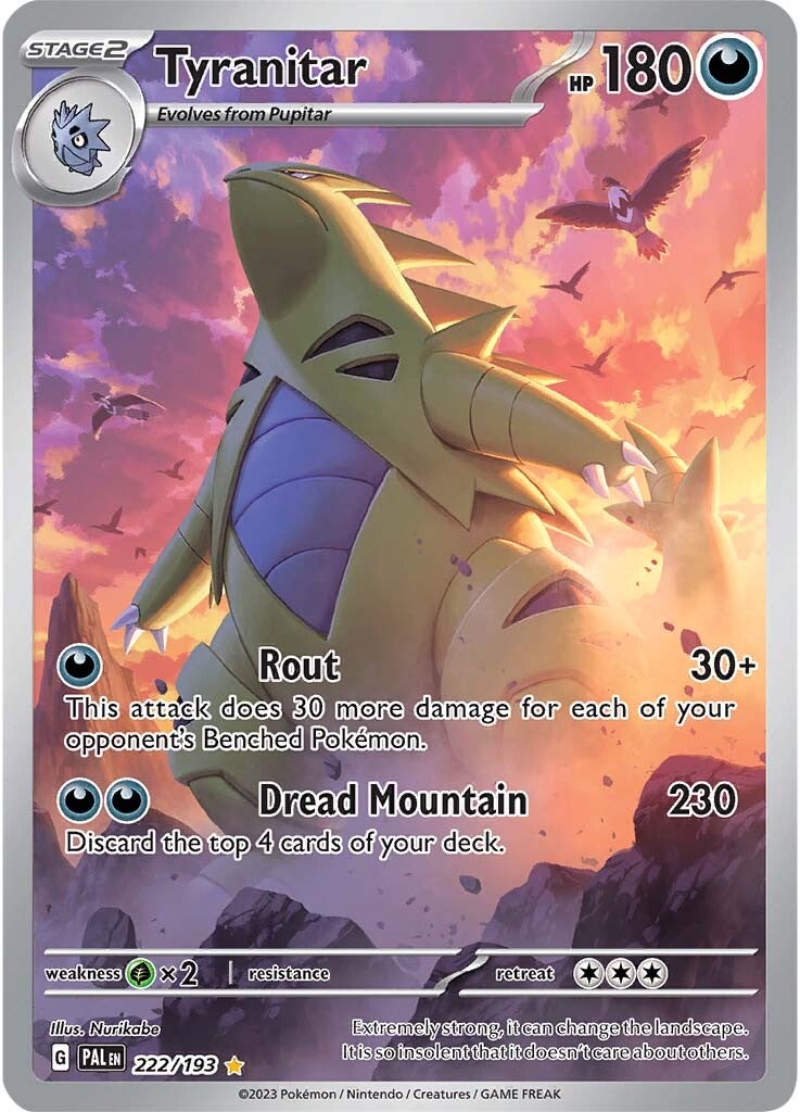 Tyranitar (222/193) [Scarlet & Violet: Paldea Evolved] | Arkham Games and Comics