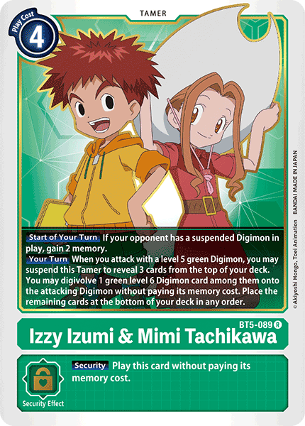 Izzy Izumi & Mimi Tachikawa [BT5-089] [Battle of Omni] | Arkham Games and Comics