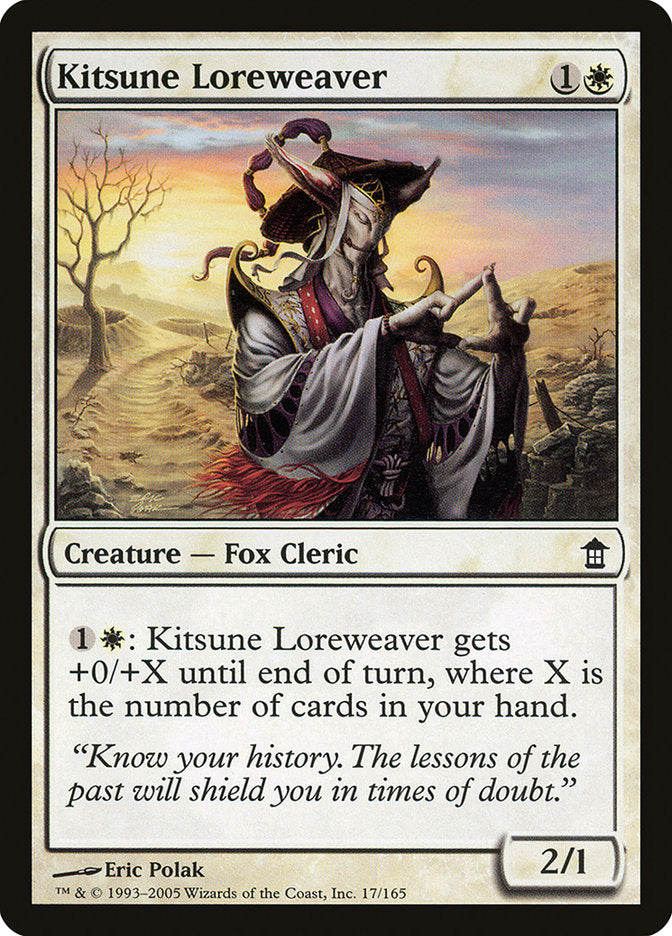 Kitsune Loreweaver [Saviors of Kamigawa] | Arkham Games and Comics