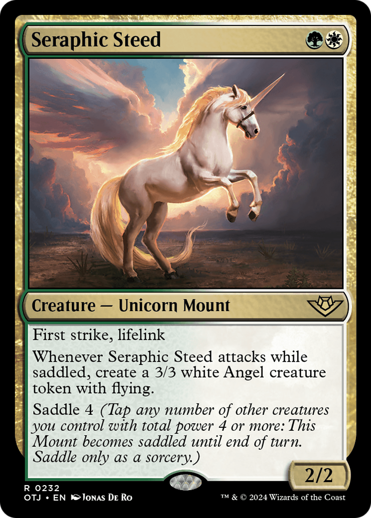 Seraphic Steed [Outlaws of Thunder Junction] | Arkham Games and Comics