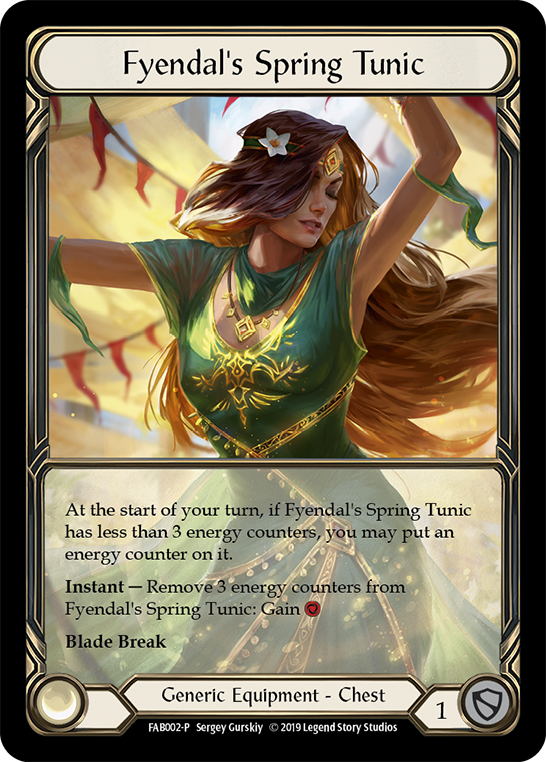 Fyendal's Spring Tunic [FAB002] (Promo)  Rainbow Foil | Arkham Games and Comics