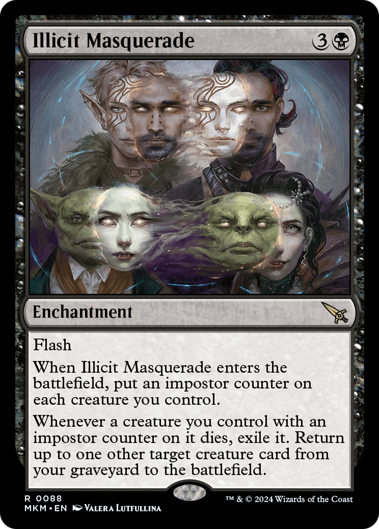 Illicit Masquerade [Murders at Karlov Manor] | Arkham Games and Comics