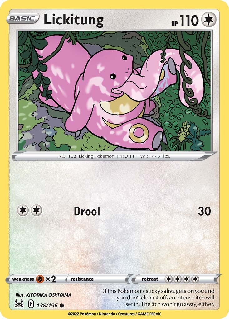 Lickitung (138/196) [Sword & Shield: Lost Origin] | Arkham Games and Comics