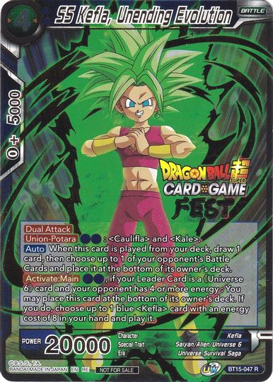 SS Kefla, Unending Evolution (Card Game Fest 2022) (BT15-047) [Tournament Promotion Cards] | Arkham Games and Comics