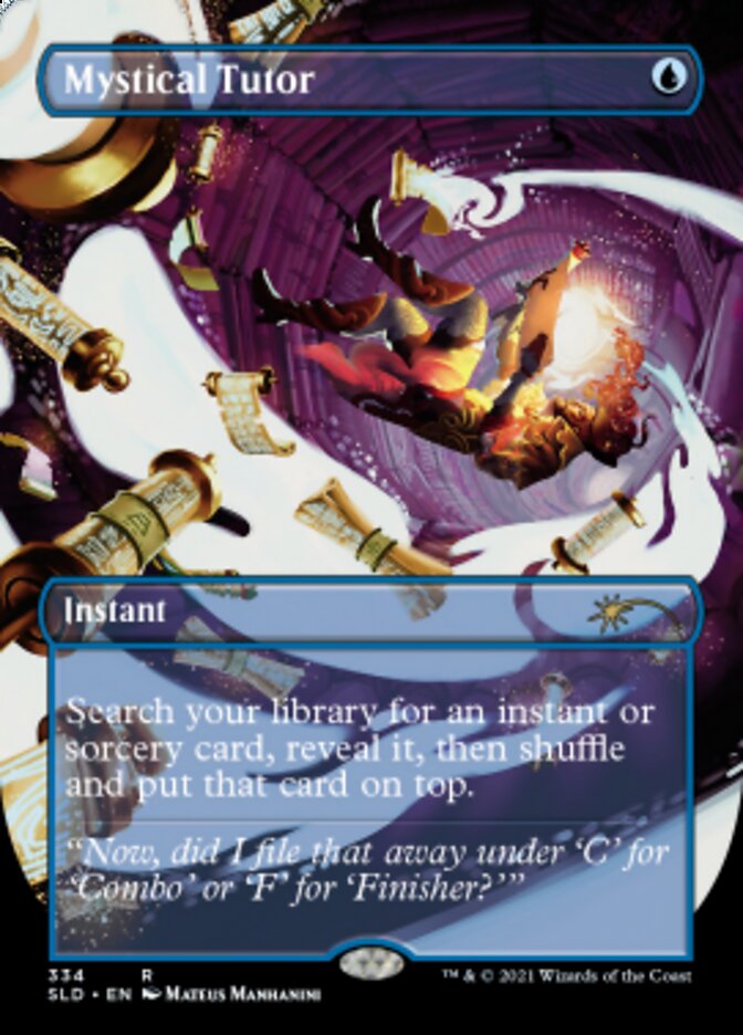 Mystical Tutor (Borderless) [Secret Lair Drop Series] | Arkham Games and Comics