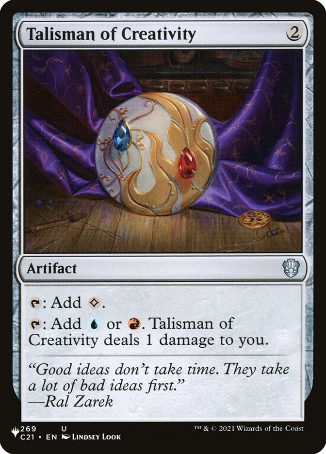 Talisman of Creativity [Secret Lair: Heads I Win, Tails You Lose] | Arkham Games and Comics