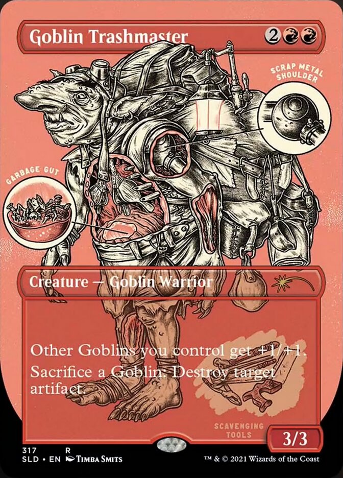 Goblin Trashmaster (Borderless Foil Etched) [Secret Lair Drop Series] | Arkham Games and Comics