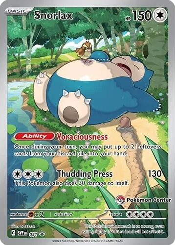 Snorlax (051) (Pokemon Center) [Scarlet & Violet: Black Star Promos] | Arkham Games and Comics