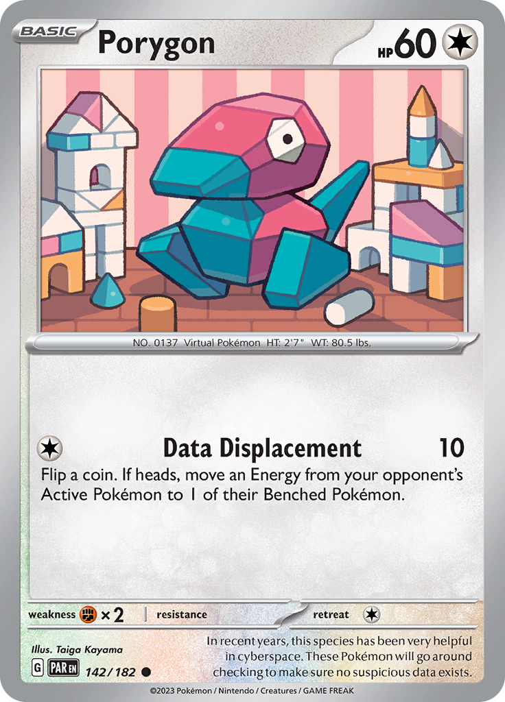 Porygon (142/182) [Scarlet & Violet: Paradox Rift] | Arkham Games and Comics