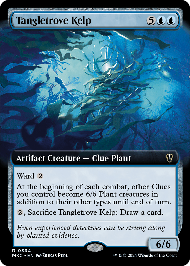 Tangletrove Kelp (Extended Art) [Murders at Karlov Manor Commander] | Arkham Games and Comics