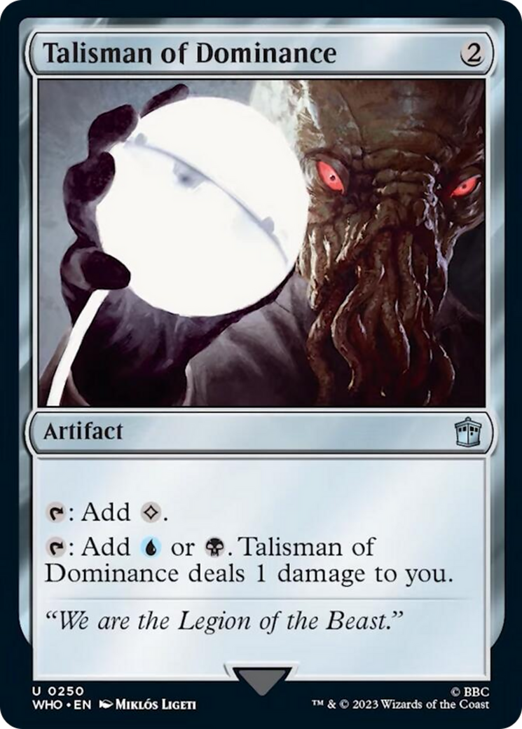 Talisman of Dominance [Doctor Who] | Arkham Games and Comics