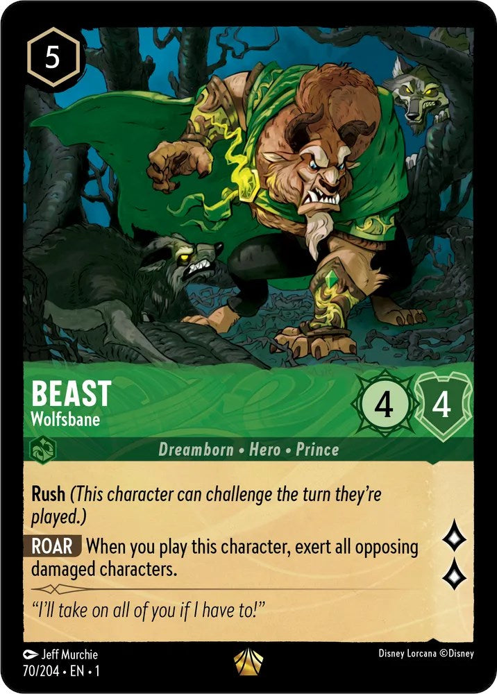 Beast - Wolfsbane (70/204) [The First Chapter] | Arkham Games and Comics