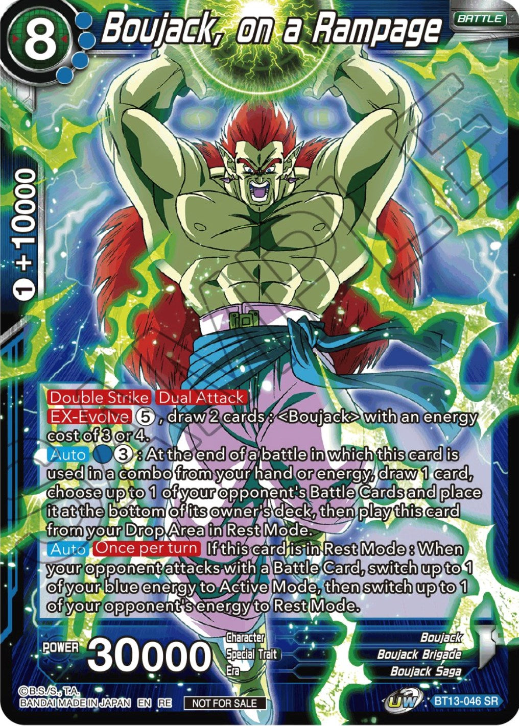 Boujack, On a Rampage (Championship Selection Pack 2023 Vol.2) (Silver Foil) (BT13-046) [Tournament Promotion Cards] | Arkham Games and Comics