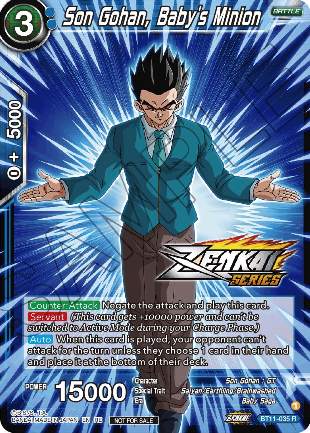 Son Gohan, Baby's Minion (Event Pack 12) (BT11-035) [Tournament Promotion Cards] | Arkham Games and Comics