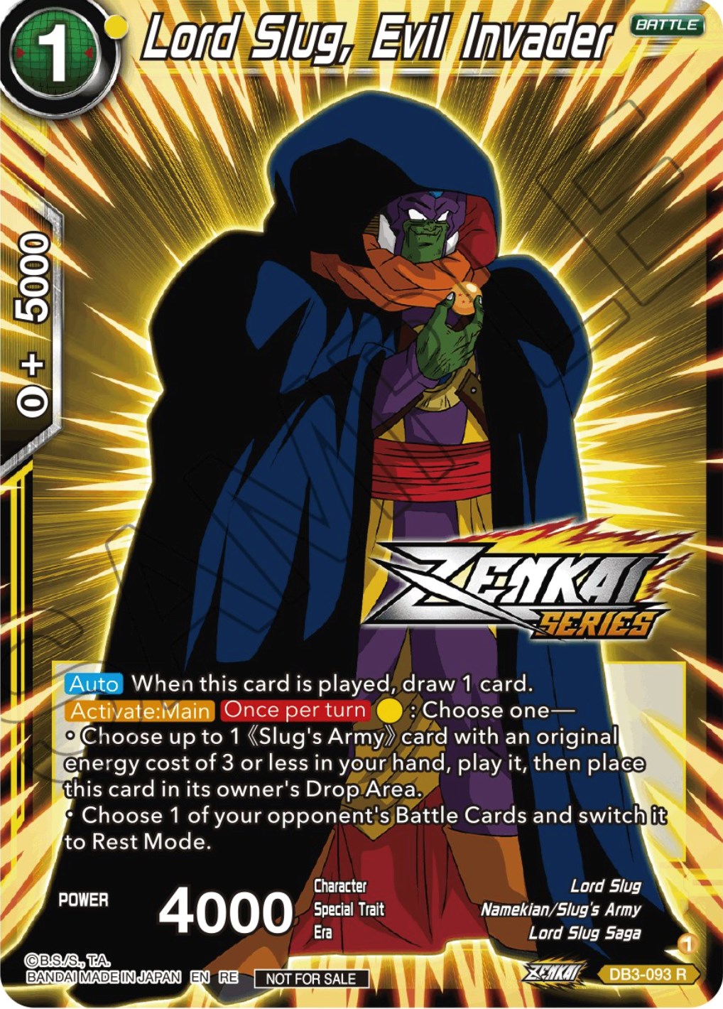 Lord Slug, Evil Invader (Event Pack 12) (DB3-093) [Tournament Promotion Cards] | Arkham Games and Comics