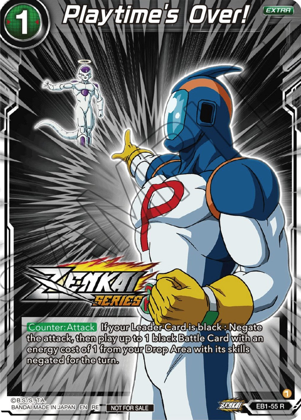 Playtime's Over! (Event Pack 12) (EB1-55) [Tournament Promotion Cards] | Arkham Games and Comics