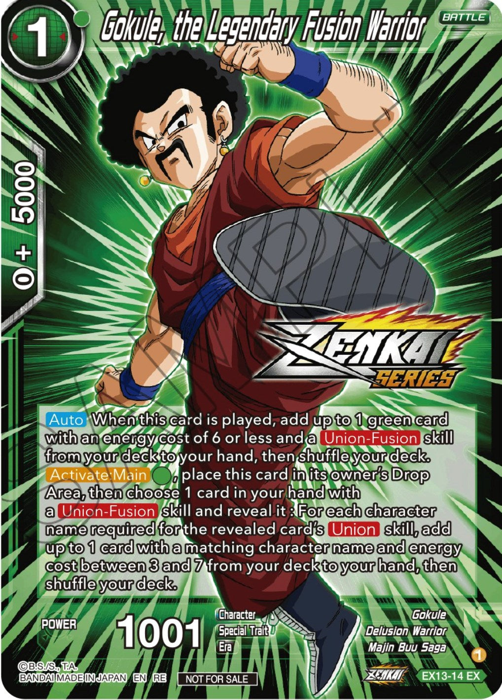 Gokule, the Legendary Fusion Warrior (Event Pack 12) (EX13-14) [Tournament Promotion Cards] | Arkham Games and Comics