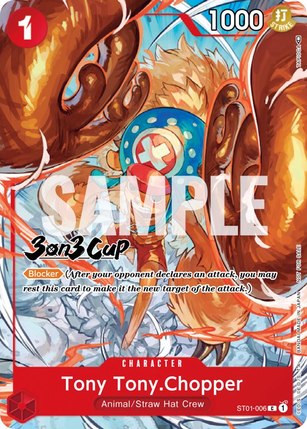 Tony Tony.Chopper (3-on-3 Cup) [Participant] [One Piece Promotion Cards] | Arkham Games and Comics