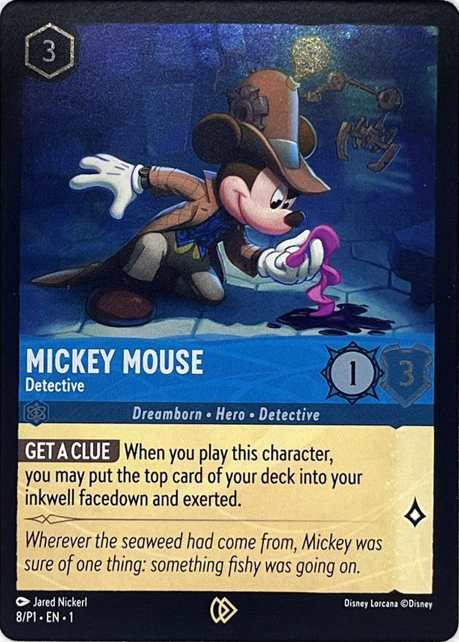 Mickey Mouse - Detective (8) [Promo Cards] | Arkham Games and Comics