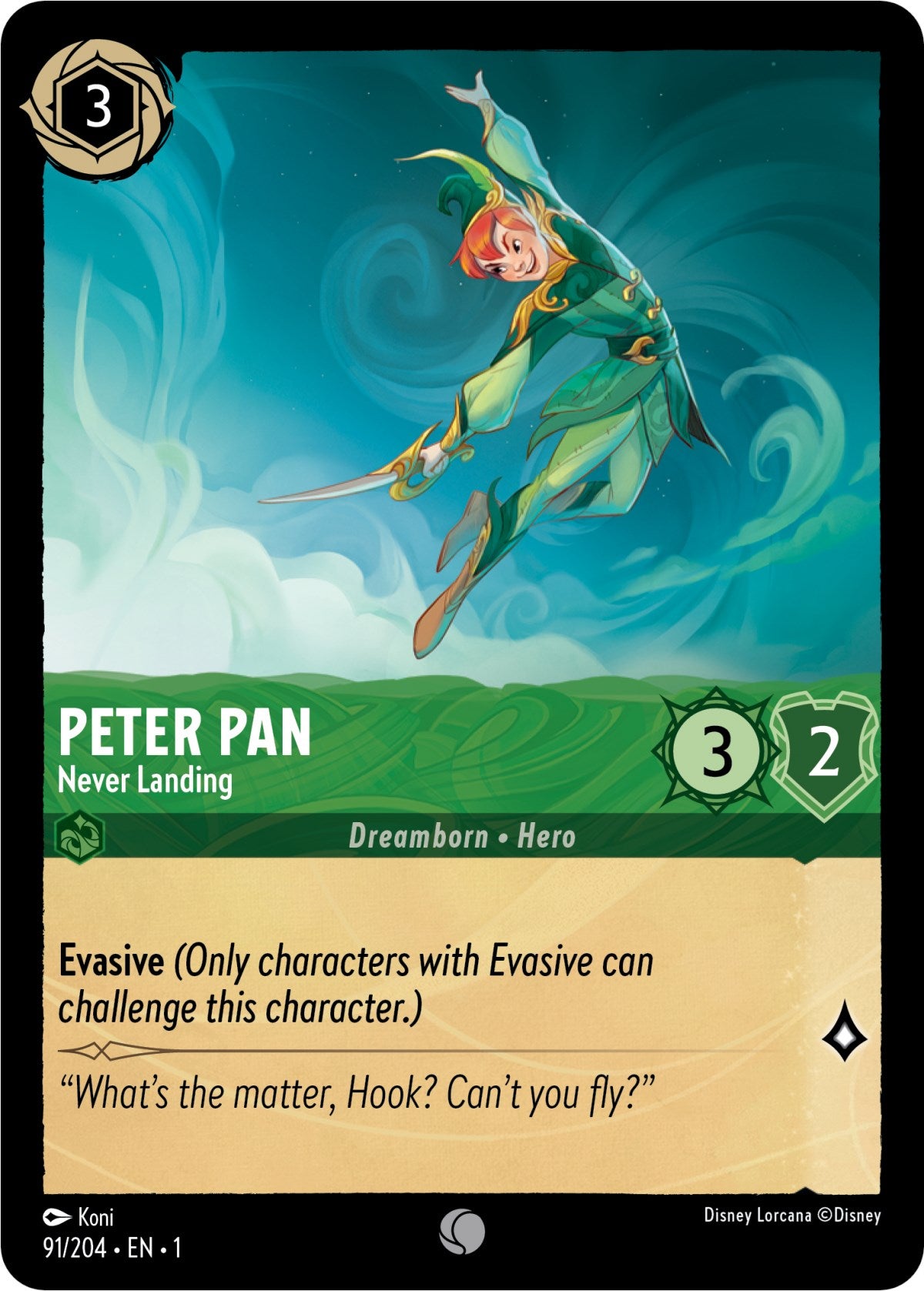 Peter Pan - Never Landing (91/204) [The First Chapter] | Arkham Games and Comics