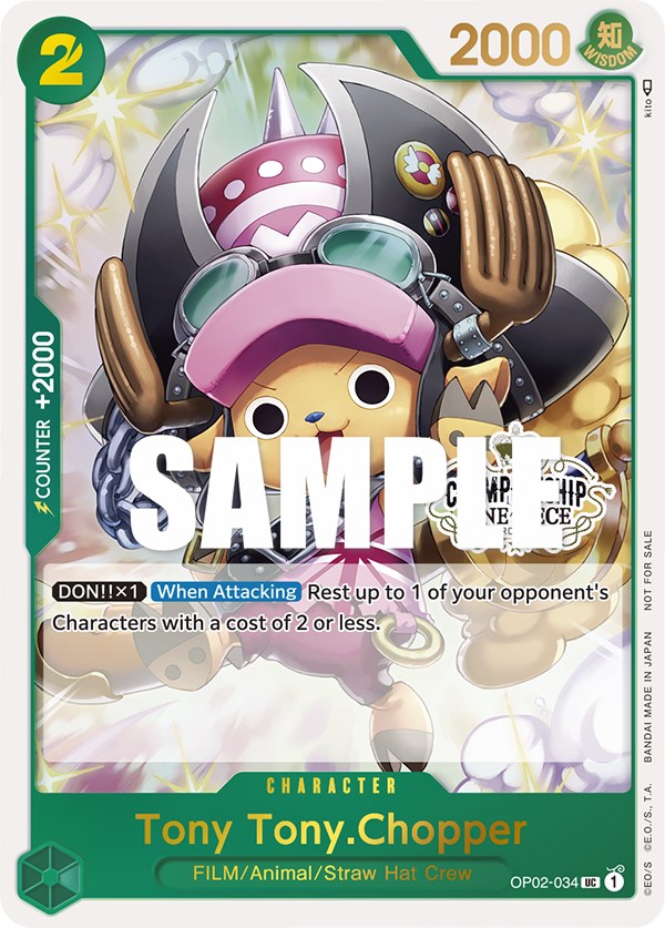 Tony Tony.Chopper (Store Championship Participation Pack) [One Piece Promotion Cards] | Arkham Games and Comics