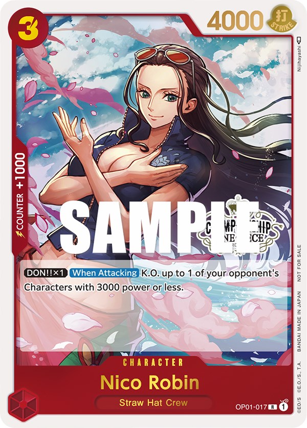 Nico Robin (Store Championship Participation Pack) [One Piece Promotion Cards] | Arkham Games and Comics