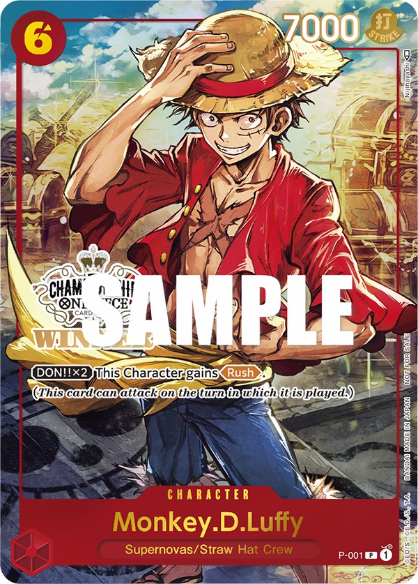 Monkey.D.Luffy (Store Championship Trophy Card) [One Piece Promotion Cards] | Arkham Games and Comics