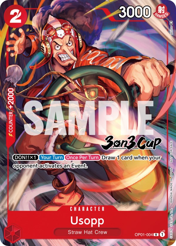 Usopp (3-on-3 Cup) [Participant] [One Piece Promotion Cards] | Arkham Games and Comics