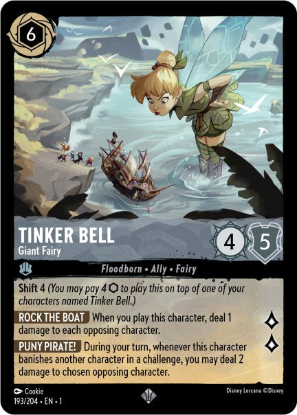 Tinker Bell - Giant Fairy (193/204) [The First Chapter] | Arkham Games and Comics