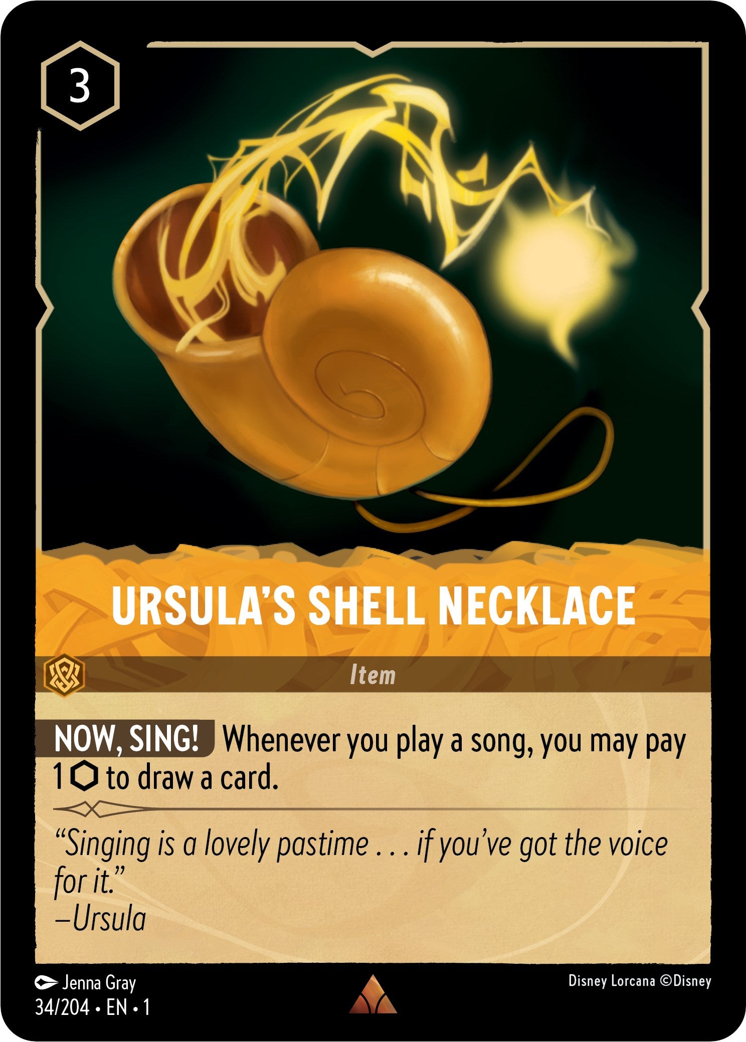 Ursula's Shell Necklace (34/204) [The First Chapter] | Arkham Games and Comics