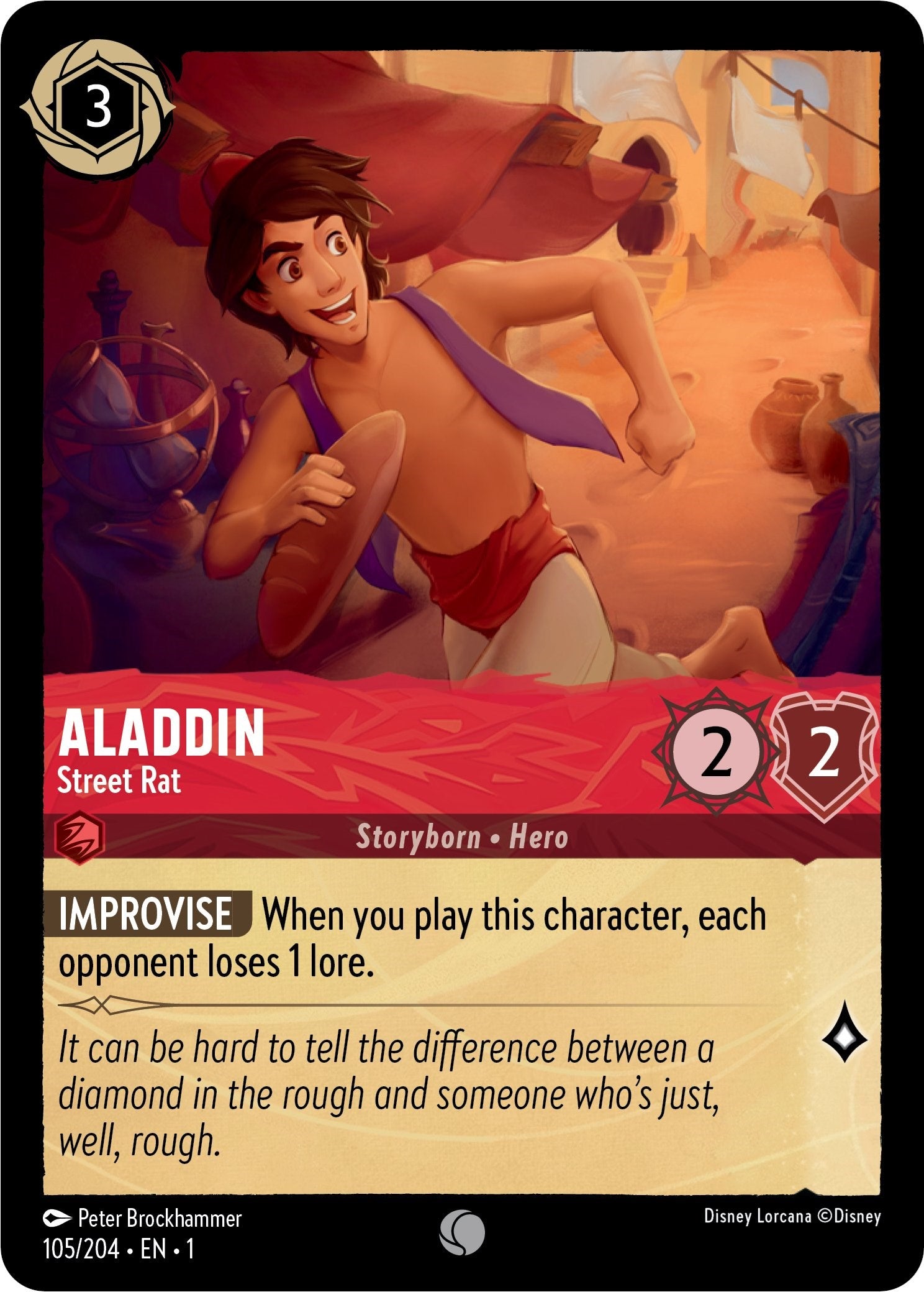 Aladdin - Street Rat (105/204) [The First Chapter] | Arkham Games and Comics